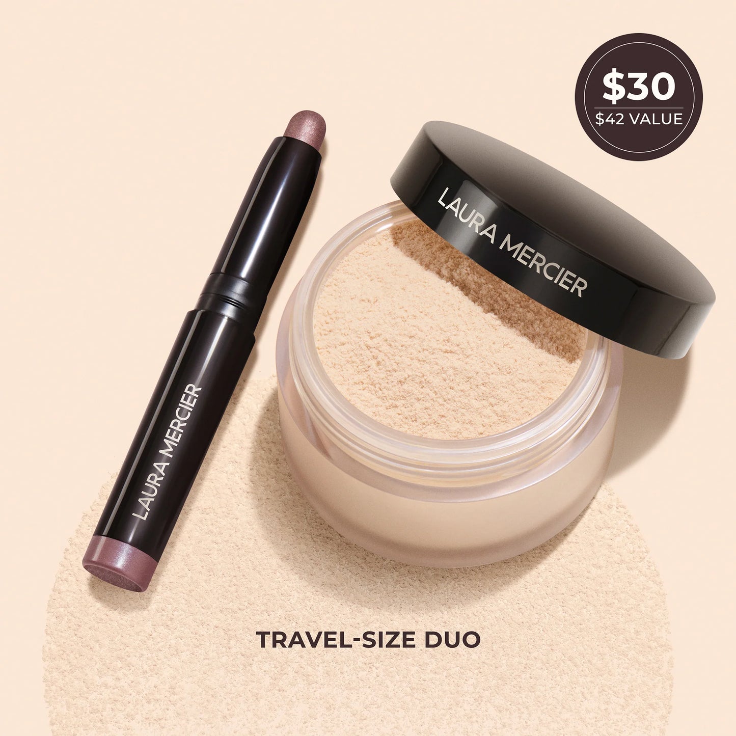 Artistry Icons Translucent Loose Setting Powder and Mini Caviar Stick Eye Shadow Set