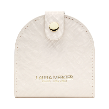 Cream Compact Mirror