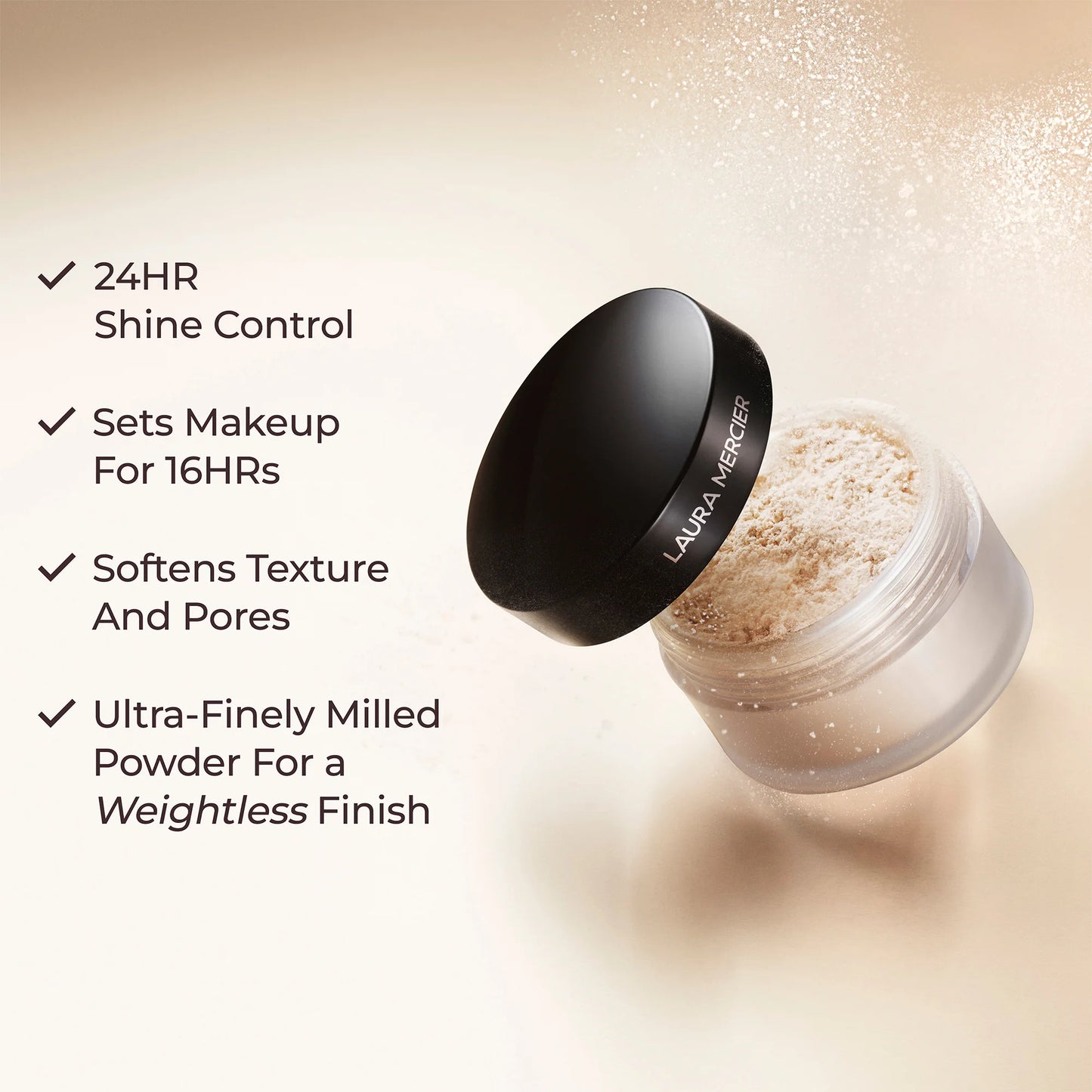 Artistry Icons Translucent Loose Setting Powder and Caviar Stick Eye Shadow in Rosegold Set