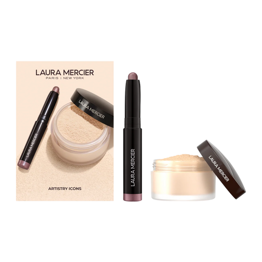 Artistry Icons Translucent Loose Setting Powder and Mini Caviar Stick Eye Shadow Set