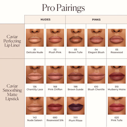 Caviar Smoothing Matte Refillable Lipstick